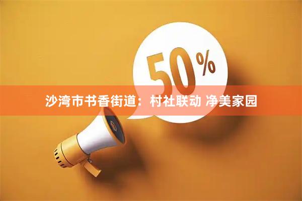 沙湾市书香街道：村社联动 净美家园
