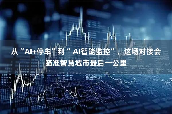 从“AI+停车”到“ AI智能监控”，这场对接会瞄准智慧城市最后一公里